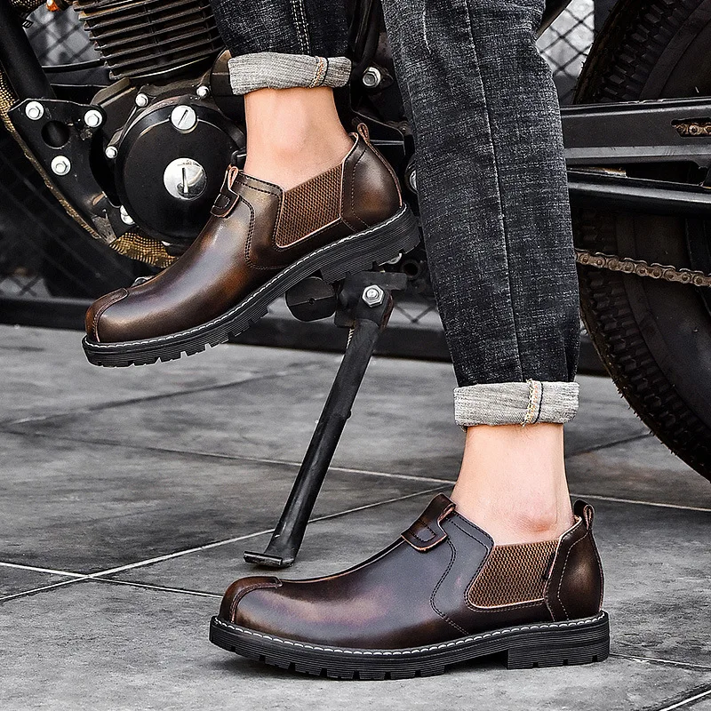 New Arrival Retro Bullock Design Men Classic Business Formal Shoes Pointed Toe leather shoes Men Oxford Dress Shoes - Image 2