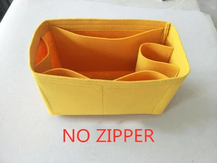 For Goyar Brand Felt Insert Bag Women Insert Organizer Handbag Organizer with Pockets for Cosmetics Makeup Bag Organizers