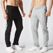 Мужские Беговые брюки для фитнеса, бега, джоггеры, леггинсы, спортивные штаны, тренировочные брюки, спортивная одежда, штаны для фитнеса, упражнений, с карманами на молнии