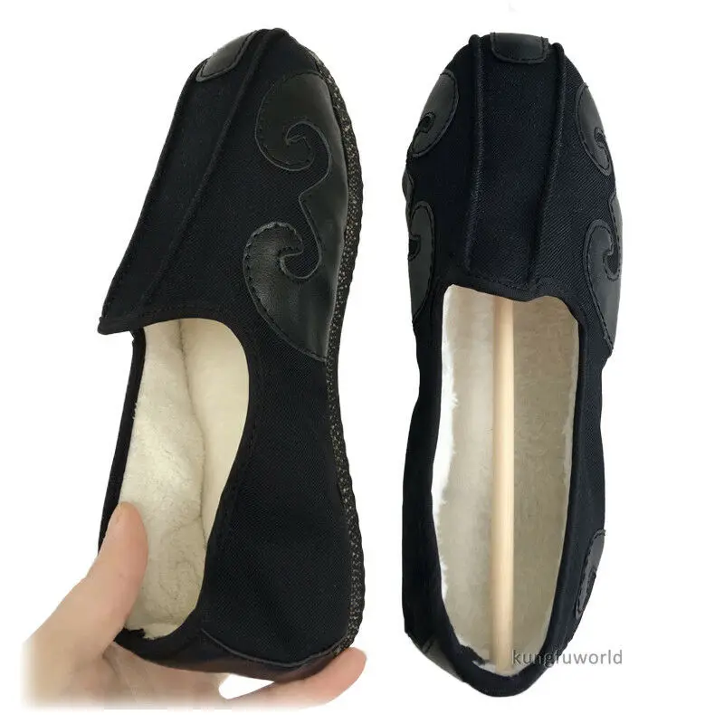 Warm Winter Taoist Tai chi Kung fu Shoes Wushu Wing Chun Martial arts Sneakers