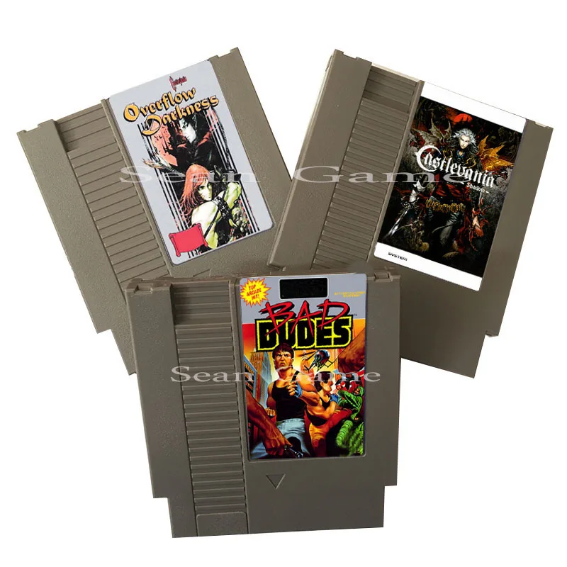 Превосходное качество Castlevania переполнения темноты/Тени/плохие парни 72 Pin игровой