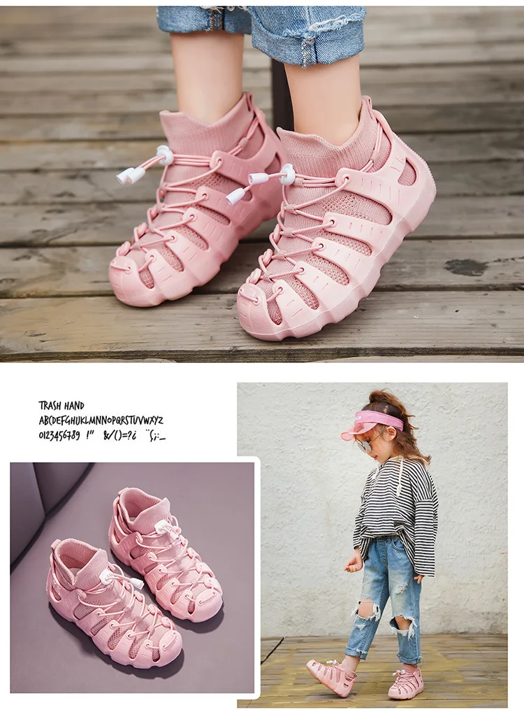 Детские спортивные кроссовки с сеткой для маленьких девочек и мальчиков; повседневная обувь; модная детская спортивная обувь; Повседневная дышащая обувь