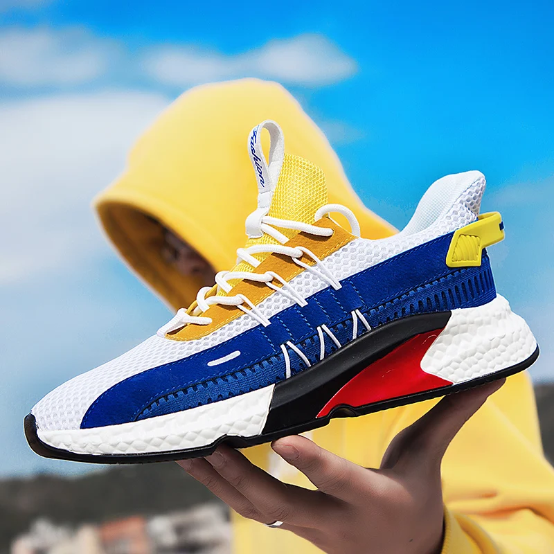 Мужские кроссовки с дышащей сеткой удобные для улицы zapatos X1 39A лето 2019|Кроссовки и