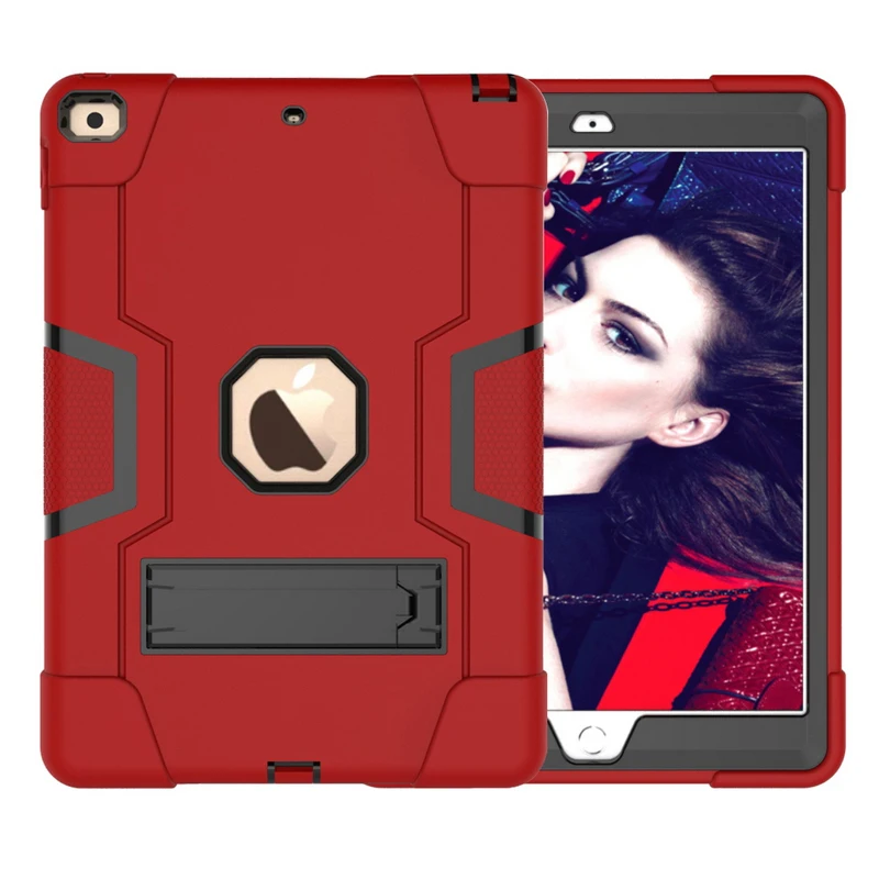 Силиконовый+ PC противоударный чехол для iPad 10,2 A2198 A2200 A2232 Сверхмощный жесткий чехол Полный корпус rotection+ подарки