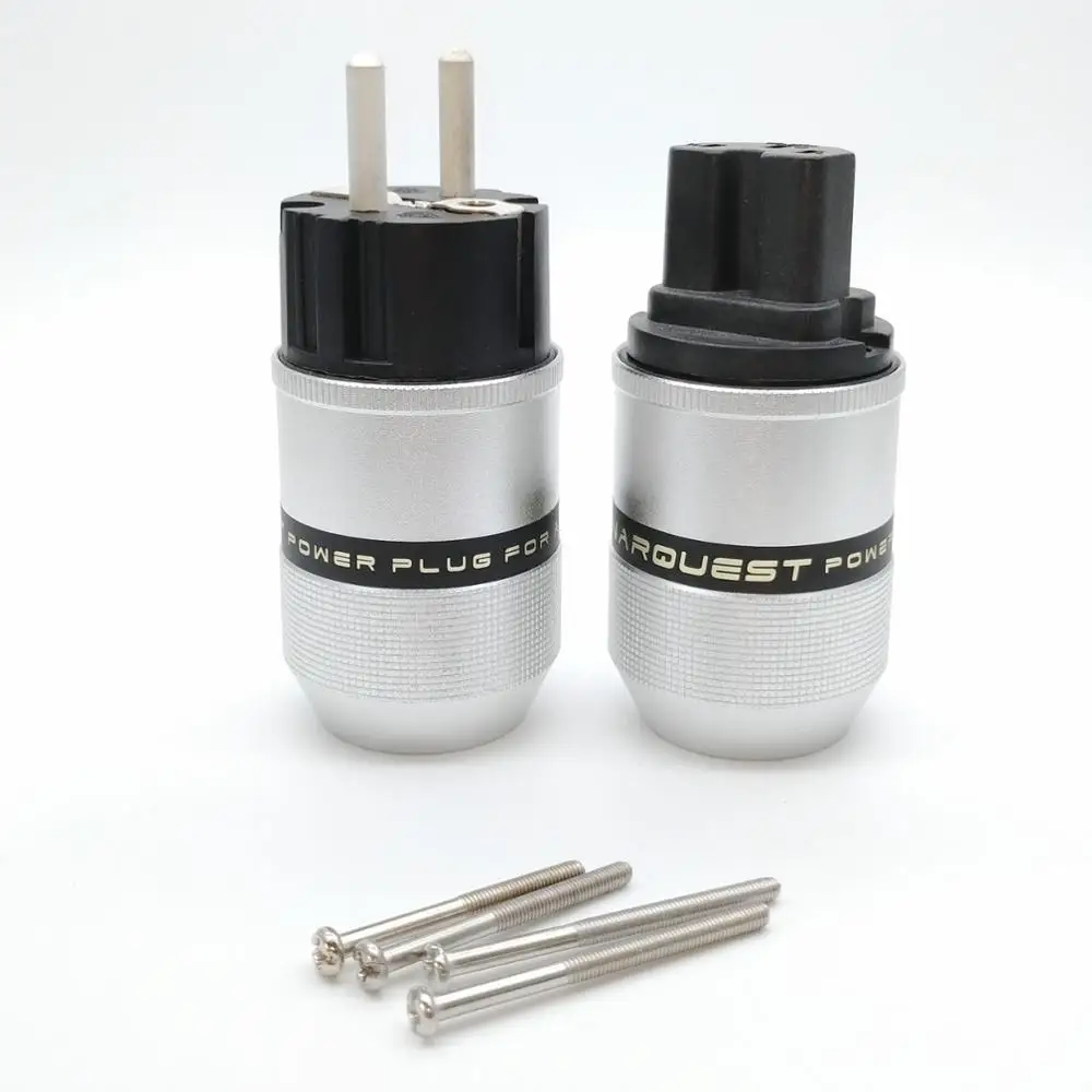 SONARQUEST E25-Ag(PB) C25-Ag(PB) High End посеребренный EUR Schuko EU разъем питания и IEC разъем для аудио усилителя