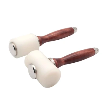 

Leather Carving Hammer DIY Handmade Leather Art Leather Printing Tool Nylon Hammer Carving Leather Accessories Carving T Hammer