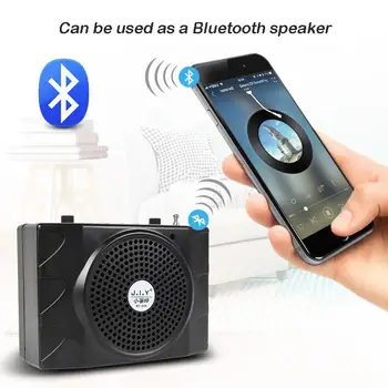 

Voice Amplifier Microphone Wired Coaches Bluetooth Speaker Voice Amplifier Megaphone Teaching Guide USB Charging r30