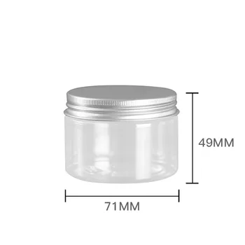 

50PCS 120ml/120g Black / white spiral plastic cover Cosmetics packaging box Empty cosmetic tank Empty cosmetic containers
