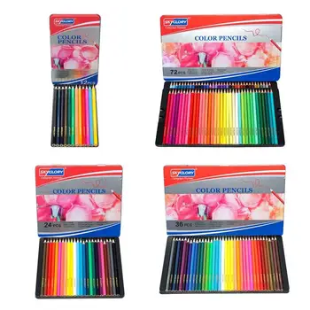 

1 Set Multi-color High-quality Pencils Different Colors For Kawaii Crayon School Students Using Wooden Pencils