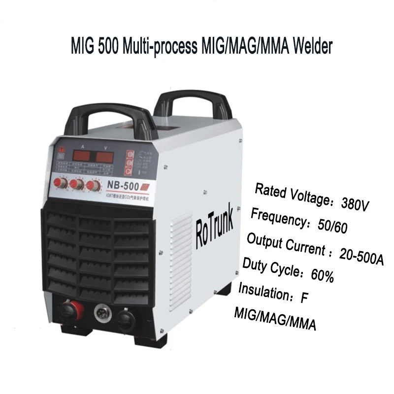 MIG-500 MULTI-PROCESS Инвертор постоянного тока MIG/MAG/MMA сварочный аппарат