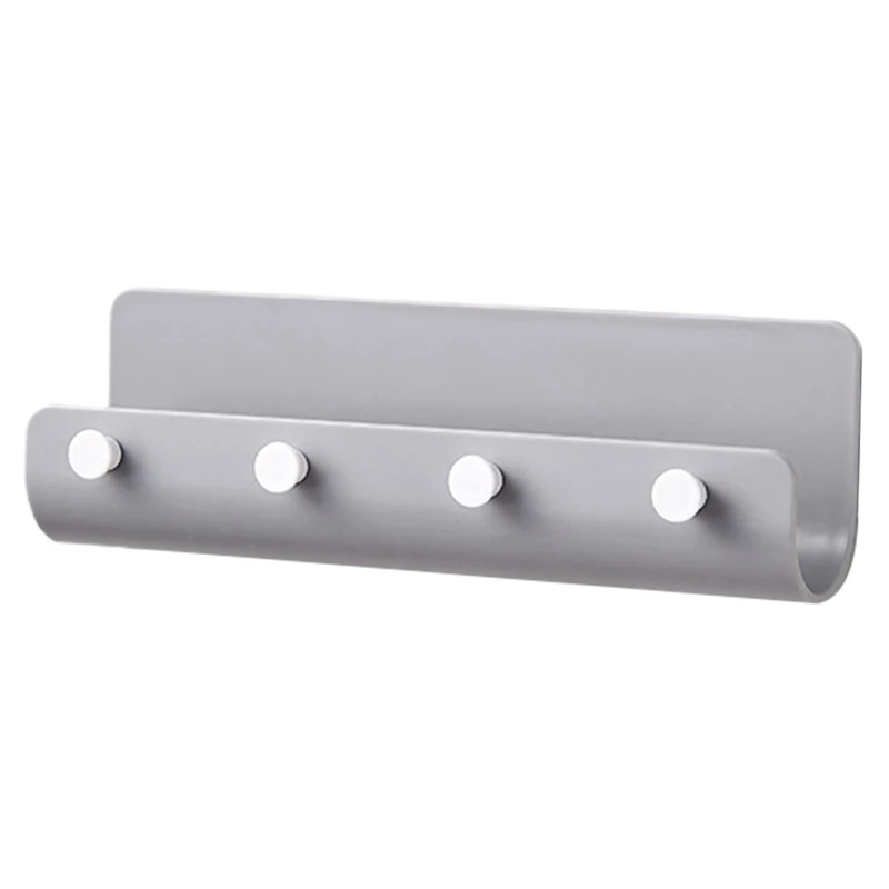 

Home Creative Plastic Hooks Without Punching Wall-mounted Gloves Key Storage Rack Kitchen Storage Rack
