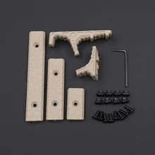 MGPCQB Polymer PPG M-lok KeyMod Rail Panel Forgrip Hand Stop Finger Stop For Gel Blaster Airsoft AEG GBB Handguard