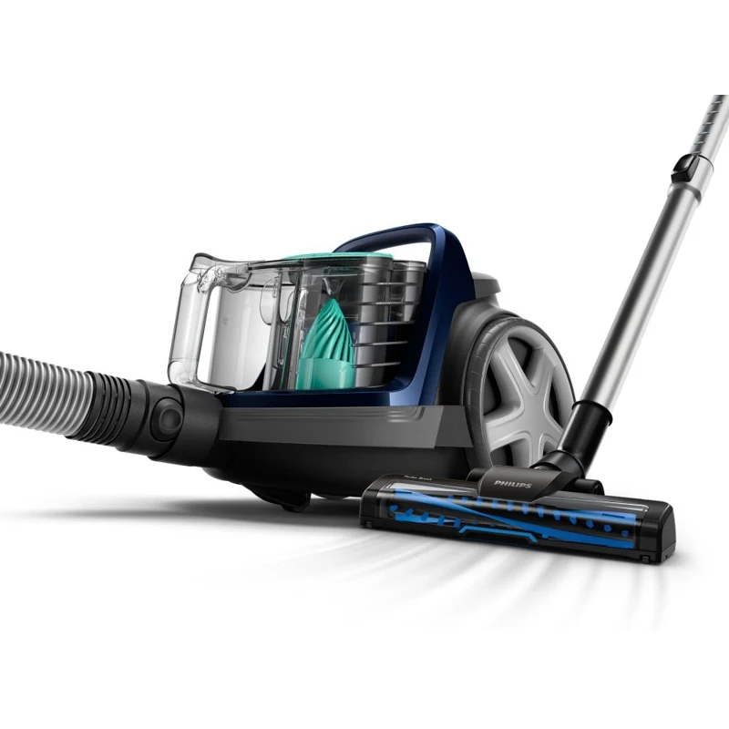 Пылесос Philips PowerPro Active FC9573/01 1900Вт черный/синий
