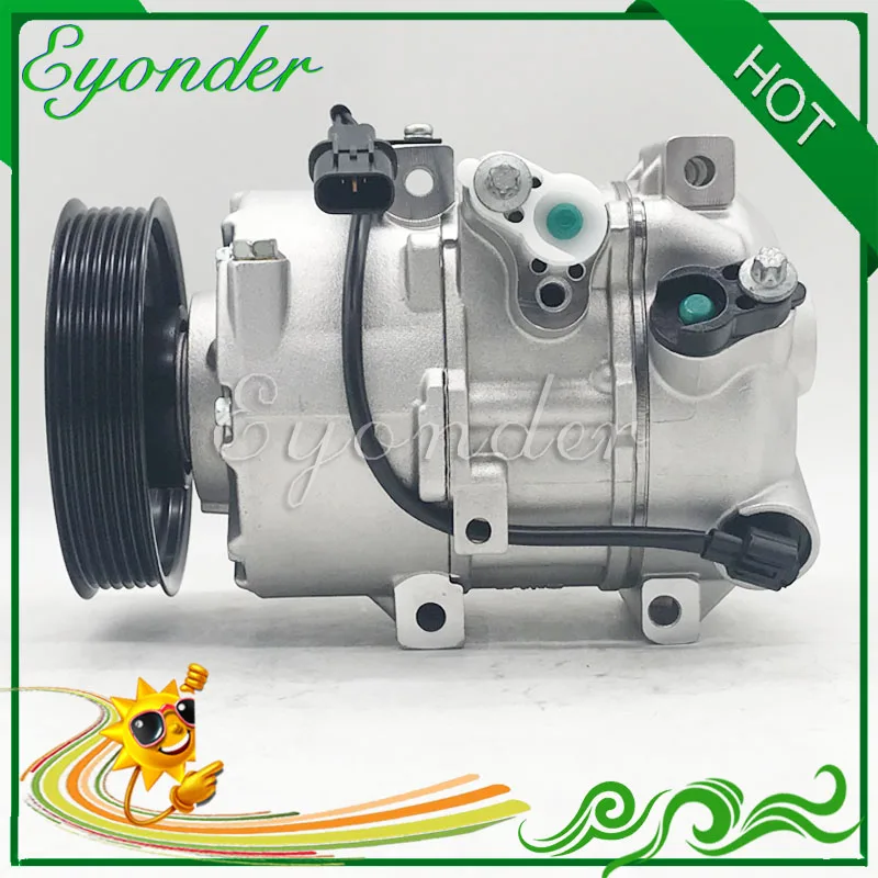 AC A/C компрессор кондиционера охлаждающий насос DVE18 для KIA Sorento 2,4 G4KE 1F3BE-06400 3L104-0043 97701-2P400 977012P400