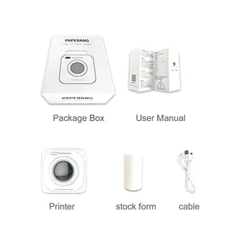 

Paperang P1 Small Size Wireless 4.0 Mobile Phone Instant Photo Printer Digital Picture Printing 1000MAH Battery