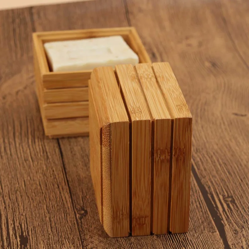 Портативная бамбуковая мыльница, креативный простой ручной дренаж для мыла, Коробка для мыла, ванная комната, мыльница, Деревянный Мыльница, держатель