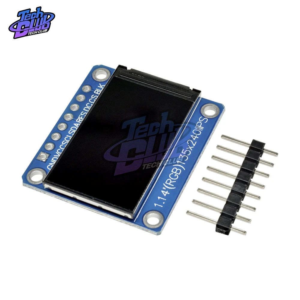 1,14 дюймов ips OLED дисплей модуль ЖК-экран 135*240 RGB TFT для Arduino ST7789 ЖК-плата SPI полноцветный HD OLED 8pin DIY