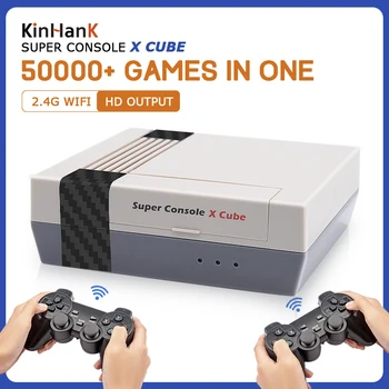 Consola Retro Super Console X Cube, con Joystick integrado, 50000 juegos para PSP/PS1/NES/N64/NDS, 20000 juegos en 3D gratis 1