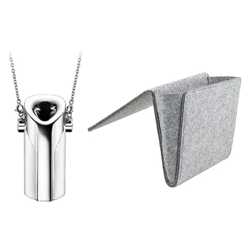

1pcs Felt Bedside Sofa Hanging Holder Storage Organizer Box & 1pcs wearable Portable Mini Air Purifier Ion Generator