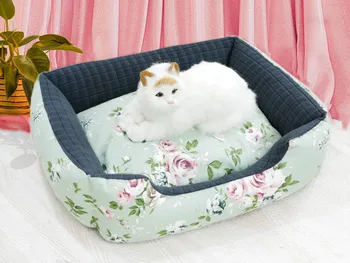 

Dog Kennel Pet Mat Removable Washable Large Dog Teddy Golden Hair Four Seasons General Pet Supplies Seven Colors Are Available