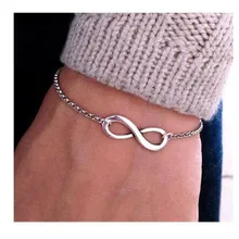 LISMLISM браслеты с подвесками для женщин с цифрой 8 браслет с кисточками для девочек Европейский цвет розовое золото модные украшения Винтажные браслеты из цинкового сплава