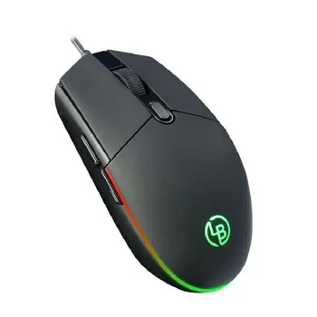 

Ray Step 1.8 Rice Noodles Long USB Wired Mouse RGB Colorful Shining Laptop Computer Office Gaming Mouse