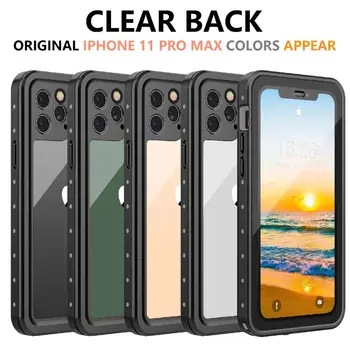 

For iPhone 11 Pro/Pro Max Waterproof Case Full-Body Rugged with Built-in Screen Protector Shockproof Dustproof Case 20pcs/lot