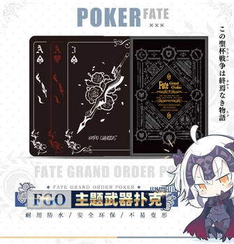 

Anime Fate/Grand Order Casual poker plastic waterproof card Board game Playing Cards Family Party Game entertainment