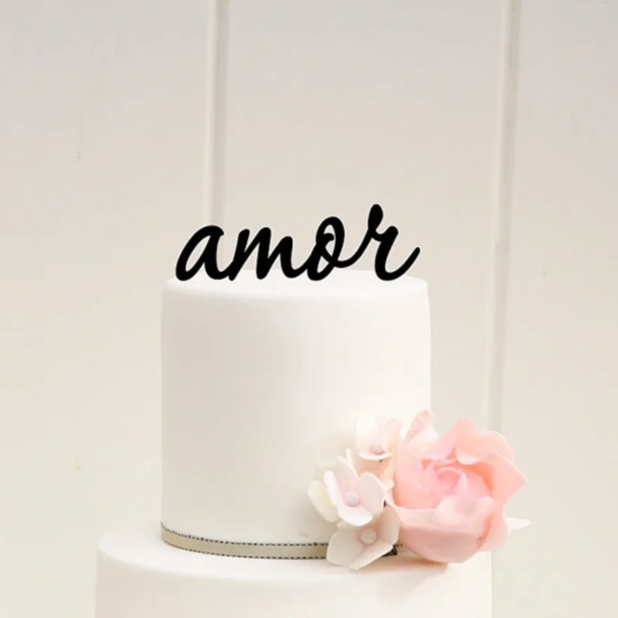 Пользовательское имя на день рождения торт Топпер Персонализированные Свадебные Юбилей торт знак Топпер для торта «С Днем Рождения» 30th 50th 80th