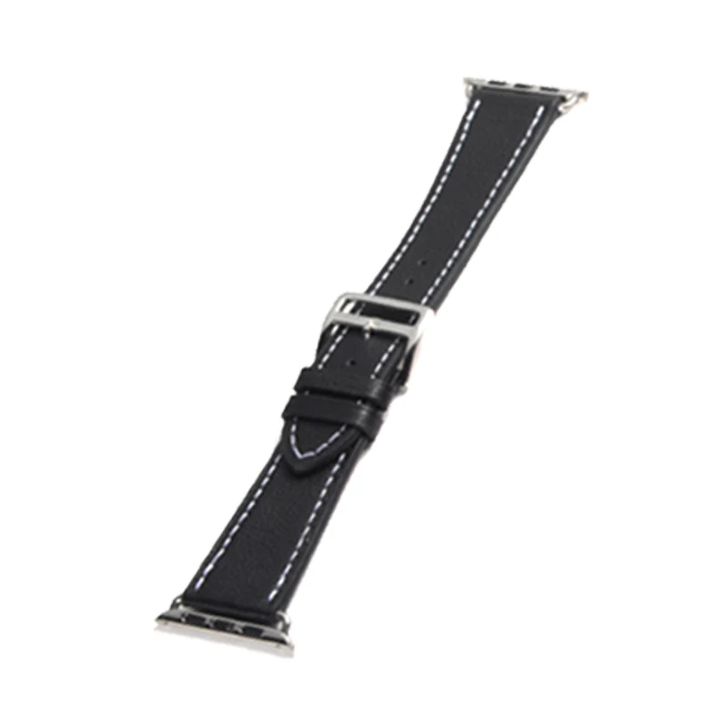19 Кожаный ремешок для Apple watch band 4 5 44 мм 40 мм iWatch 38 мм 42 мм ремешок из натуральной кожи один тур Браслет Apple watch 3 2 1 42 - Цвет ремешка: 19