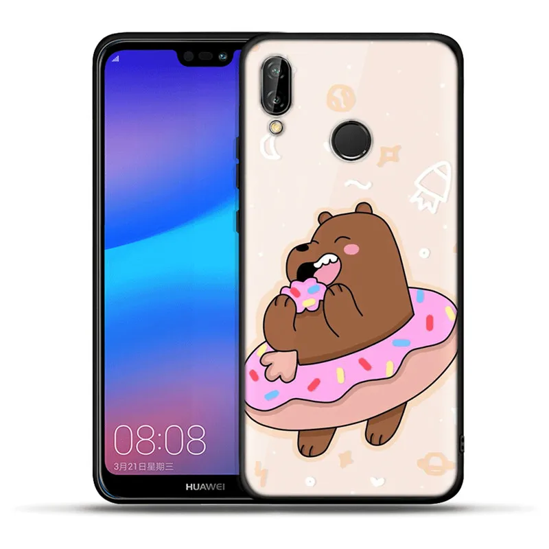 Силиконовый чехол с милой пандой для телефона huawei Mate10 20 Lite Pro P8 P9 P10 P20 Lite P20 P30 Pro P Smart Smart Coque Shell