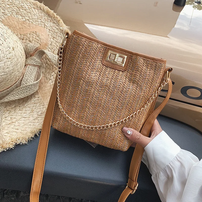 

P-F bag Vintage flax Clip Bags shell bag Personality fashion shoulder bags women messenger crossbody bag women canvas handbags