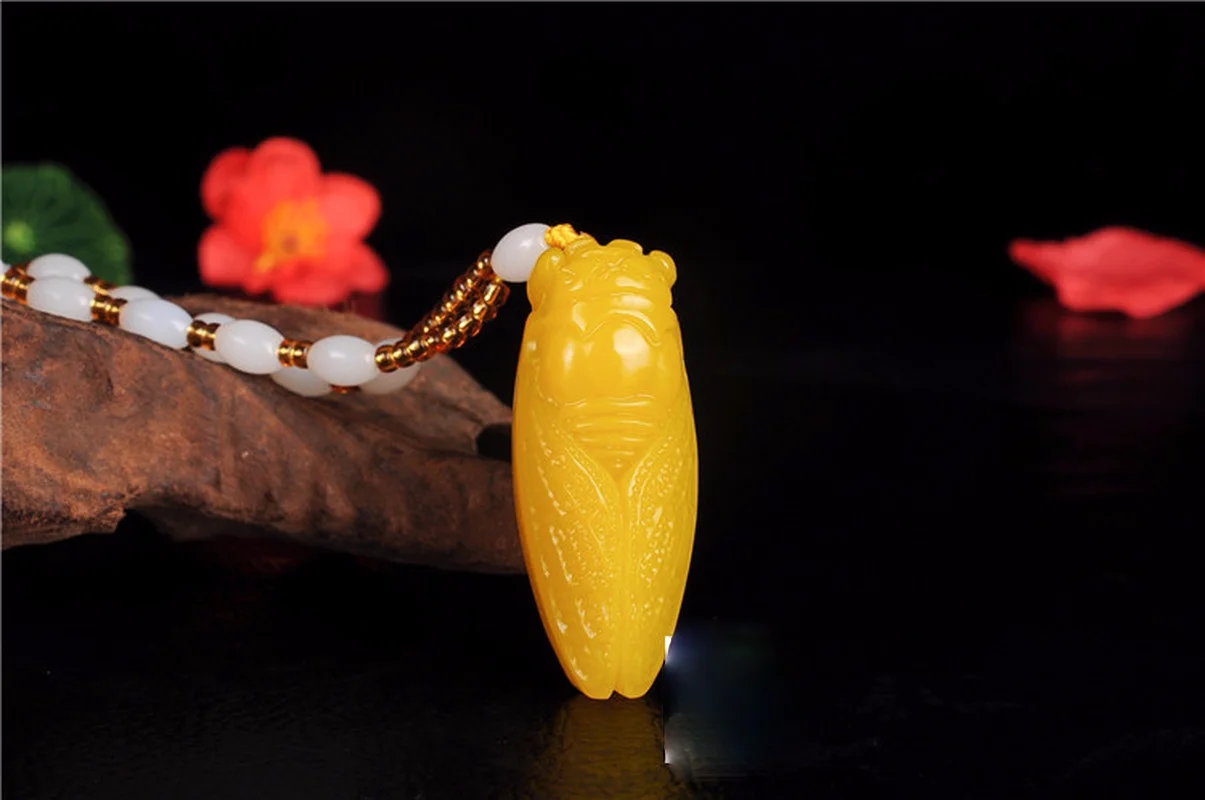 

Hot Selling Natural Men Women Hand-Carved Jade Stone fashion Pendant Necklace Charm Gifts Unisex