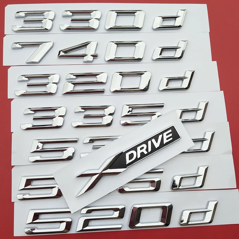 Carta de Número Emblema para Óleo Adesivo de Logotipo do Porta-combustível Faça Você Mesmo .pdf d 325d 330d 520d 530d 535d 550d 740d 750d 760d Diesel Bmw 316d