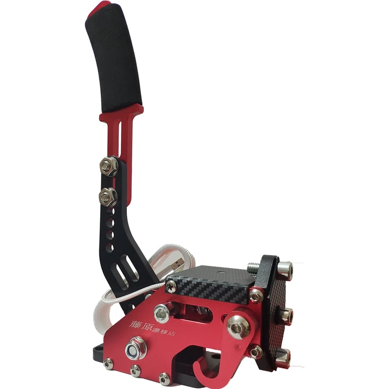 A-RD handbrake Натуральная pcmos 14Bit USB стояночного тормоза сим-карты для G25/27/29 T500 ПК гоночных игр FANATECOSW грязи ралли ручной тормоз Системы Красный, черный, синий цвет - Цвет: A-RD handbrake