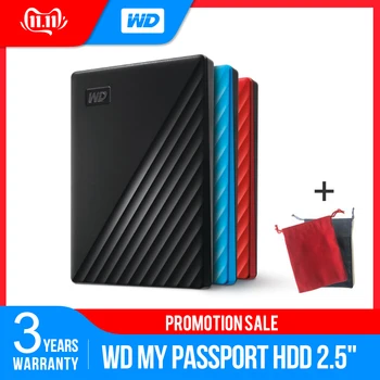 Western Digital My Passport™ 2019 New design 1TB 2TB 4TB 5TB External Hard Drive Disk WD Backup™ software password protection