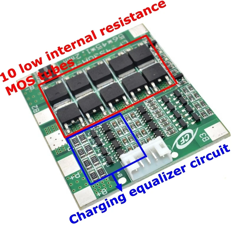 4S 30A 14,8 V литий-ионная батарея 18650 Bms пакеты Щит защиты печатной платы с балансом Интегральные схемы