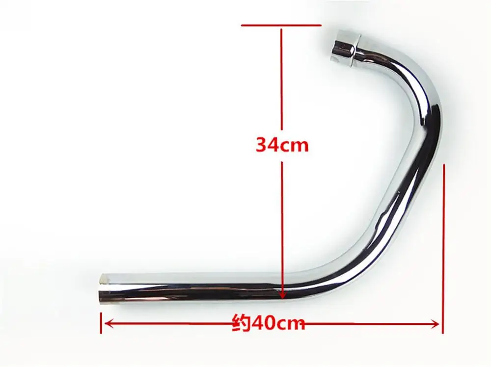 

CG125 / WY125 Motorcycle Exhaust Pipe Before Retro Retrofit Exhaust Pipe with Accessories