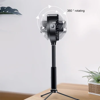 

2020 New Arrival Floor Fans Telescopic Folding Fans Home Desktop Landing Three Modes Fan Air Cooler Summer Desktop Floor Fans