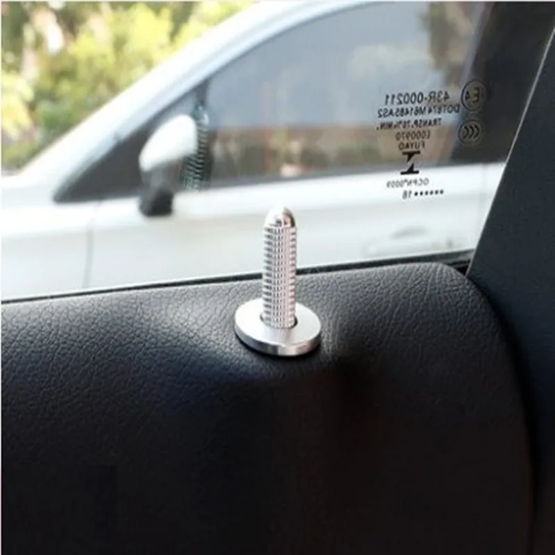 

Car styling Door Lift Auto door pin decoration covers Stickers Bolt circle trim for Mercedes Benz GLE W166 ML Auto Accessories
