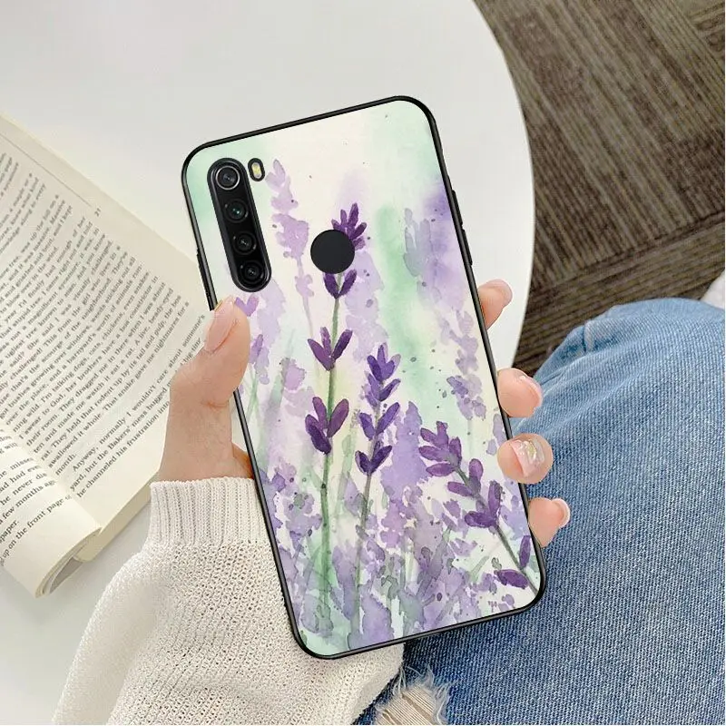 Watercolor flower Dandelion Lotus Lavender