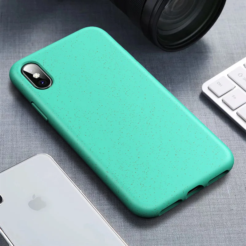 Чехол для iPhone 7 8 X XR чехол s iPhone 6 7 8 Plus Xs Max силиконовый тонкий матовый из ТПУ мягкий чехол для Apple iPhone 6S 7 8 XS XR - Цвет: Mint Green