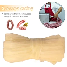 Enveloppe de saucisse d'intestin sec de mouton de 22mm traitement de la viande bricolage outils de fabrication de viande diamètre ensembles d'outils de cuisson