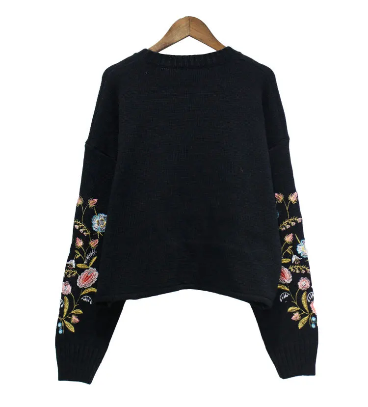 manga comprida boho, jumper com o pescoço,