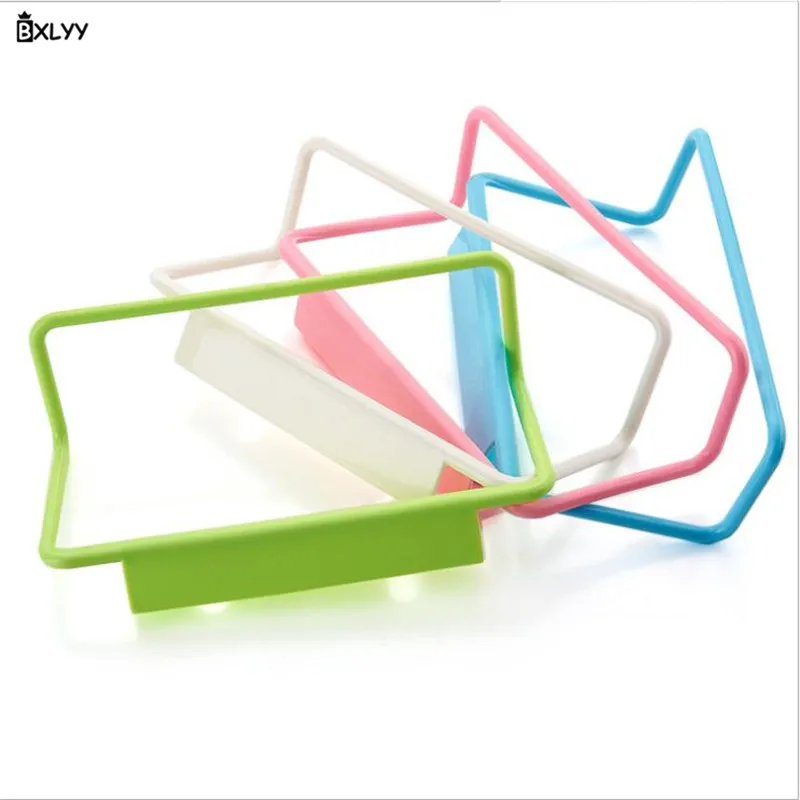 BXLYY 1 шт. Многофункциональная Пластиковая дверная стойка для шкафа с одним стержнем, аксессуары для кухни, полка для ванной комнаты, шкаф для полотенец. 85z - Цвет: Random 1pc
