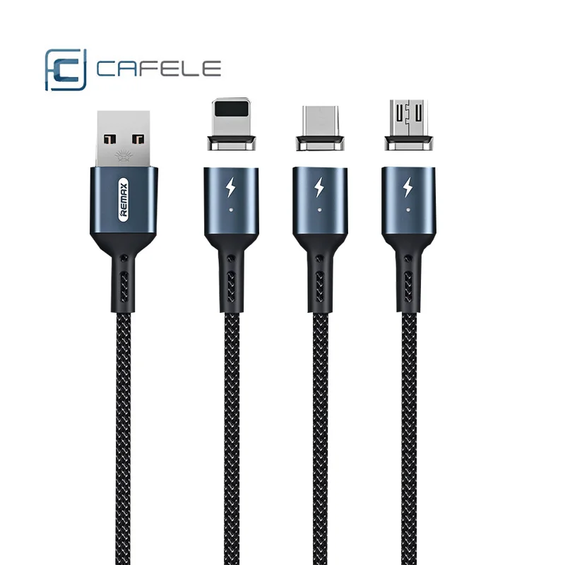 Cafele Магнитный usb кабель для быстрой зарядки Micro USB type C Iphone Xiaomi samsung Android зарядное