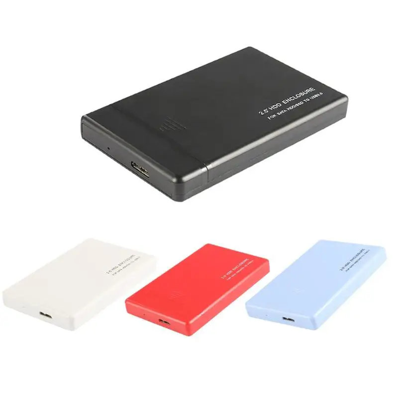 2,5 дюймов USB3.0 SATA3.0 жесткий диск коробка внешний корпус HDD корпус инструмент бесплатно 6 Гбит/с поддержка 3 ТБ UASP протокол HDD корпус