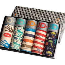 

Hot Underwear Men Cotton Boxer Homme Brand Underpants Male Panties Breathbale Shorts U Convex Pouch Plus Size L-3XL