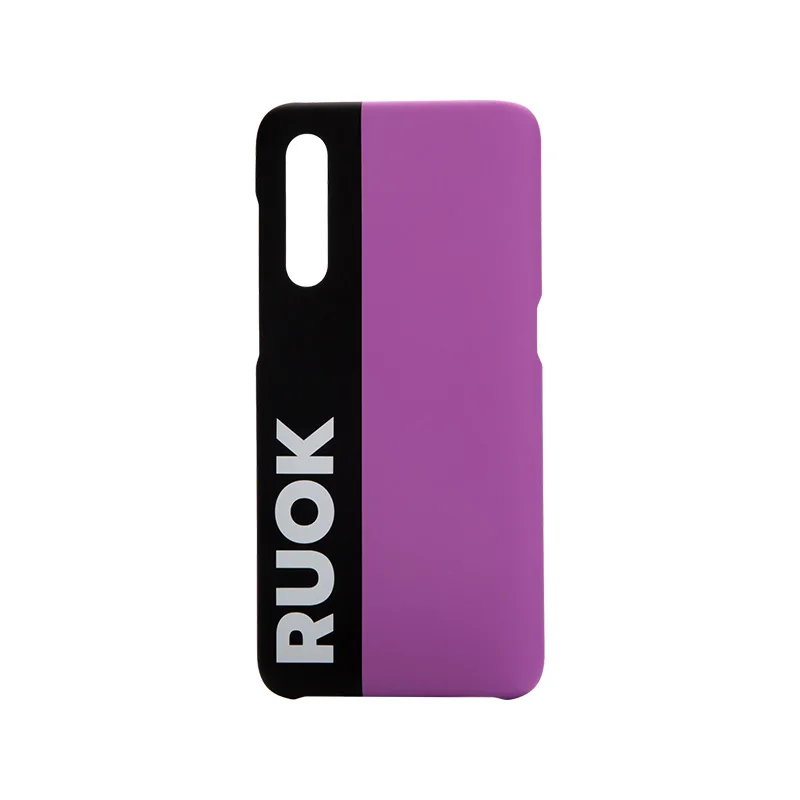 RUOK Purple Чехол для Xiaomi mi 9 ARE U OK PC мобильный чехол для телефона mi 9 AUOK защитный корпус ультра-тонкий противоударный чехол для мобильного телефона - Цвет: RUOK Purple