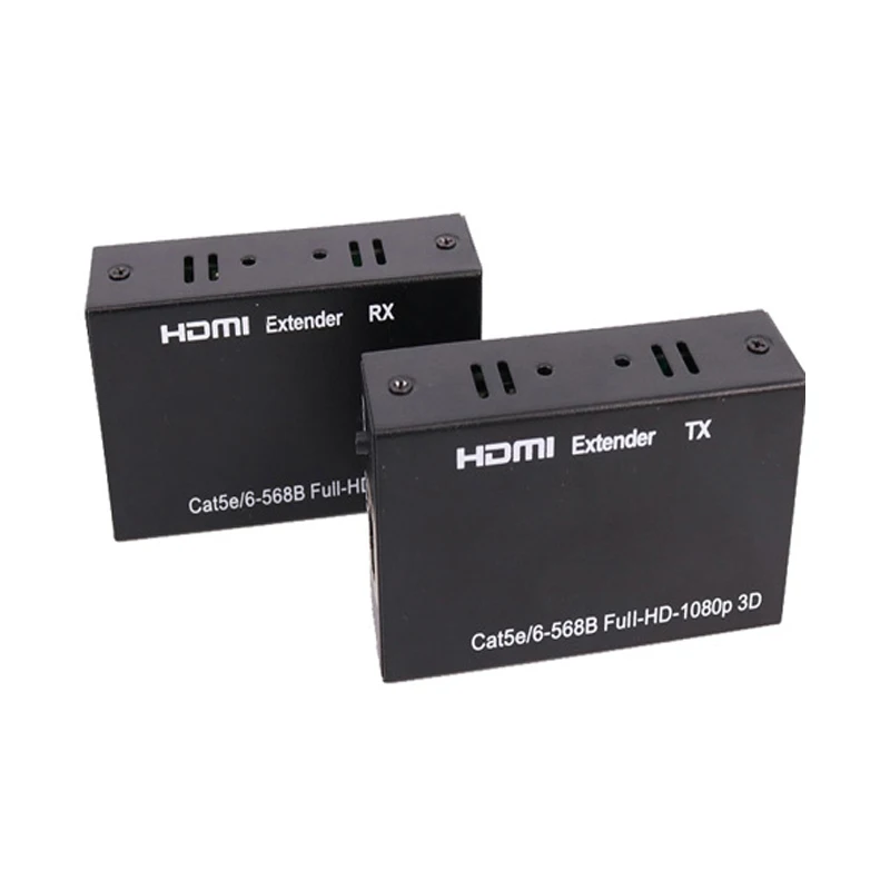 Hdmi-удлинитель Протокола по Cat5e Cat 6 Ethernet IP TCP сигнала HDMI к LAN конвертер 1080p 3D приемник передатчика HDMI TX RX 60 м
